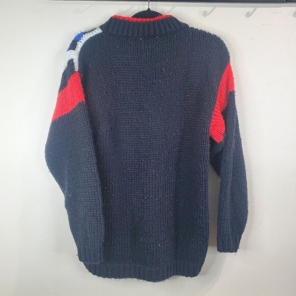 Exclusive Imports vintage 80s Knit Sweater size medium hand knitted - Picture 5 of 5